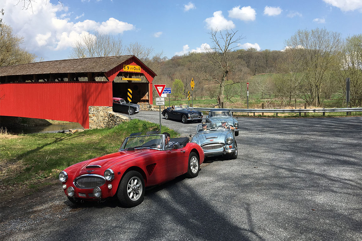 Brandywine Region has plotted a beautiful rallye route through the Pennsylvania countryside.