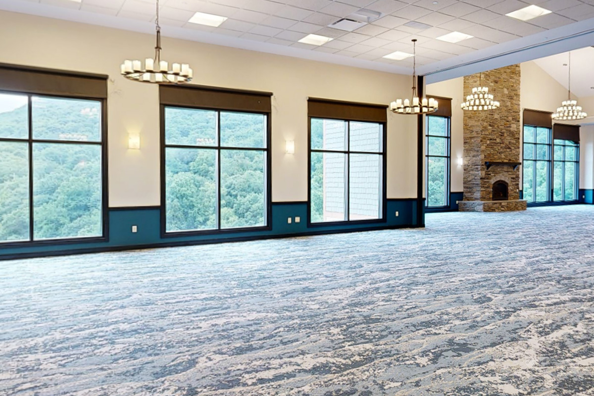 Our award banquet will be held in the grand ballroom, with stunning mountain views.